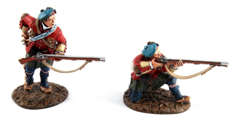 QHL-03 JOHN JENKINS FIGURINES IN BOX W COA: Limited edition John Jenkins hand-cast white metal figurines in box with COA. These toy soldiers are designed, researched, and sculpted by John Jenkins. This set depicts a two figures skirmishing from