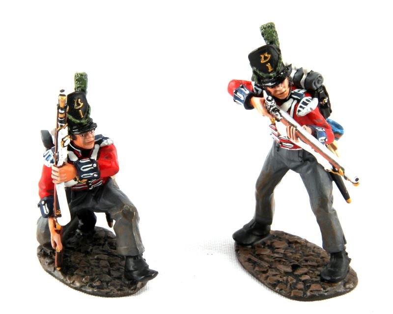 JOHN JENKINS BCH-10 WAR OF 1812 CHIPPAWA FIGURES: Limited edition John Jenkins hand-cast white metal figurines in box with COA. These toy soldiers are designed, researched, and sculpted by John Jenkins. Set includes two Royal Scots skirmishing. Numbe