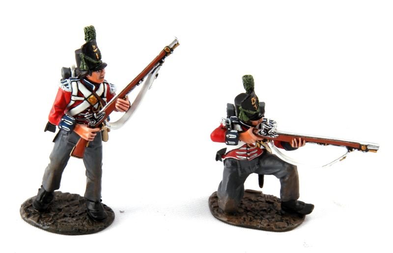 JOHN JENKINS BCH-11 WAR OF 1812 CHIPPAWA FIGURES: Limited edition John Jenkins hand-cast white metal figurines in box with COA. These toy soldiers are designed, researched, and sculpted by John Jenkins. Set includes two skirmishing Royal Scots. Numbe