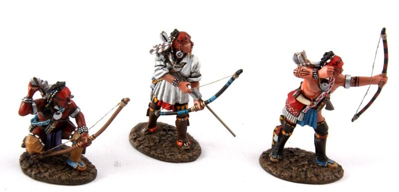 JOHN JENKINS BATTLE OF MONOGAHELA 1755 FIGURES: Limited edition John Jenkins hand-cast white metal figurines in box with COA. These toy soldiers are designed, researched, and sculpted by John Jenkins. Reference code WIM-01. Contains three skirmishi