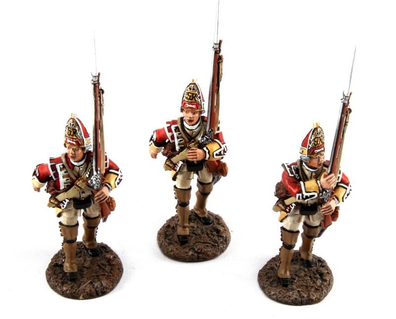 JOHN JENKINS BATTLE OF MONOGAHELA 1755 FIGURES: Limited edition John Jenkins hand-cast white metal figurines in box with COA. These toy soldiers are designed, researched, and sculpted by John Jenkins. Model number BM-04. Includes three British gren