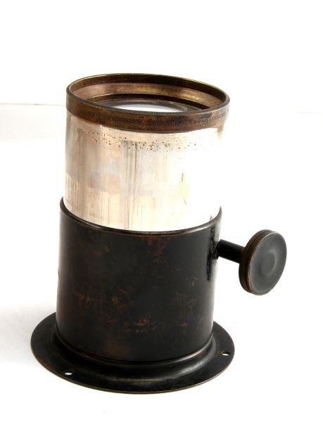 ORIGINAL BAUSCH & LOMB PROJECTOR LENS EF 12": Original vintage Bausch & Lomb balopticon/ magic lantern projector lens. 12 inch focus range or 305 mm. The lens appear to be in good condition, without chips or cracks. However, the item needs to be