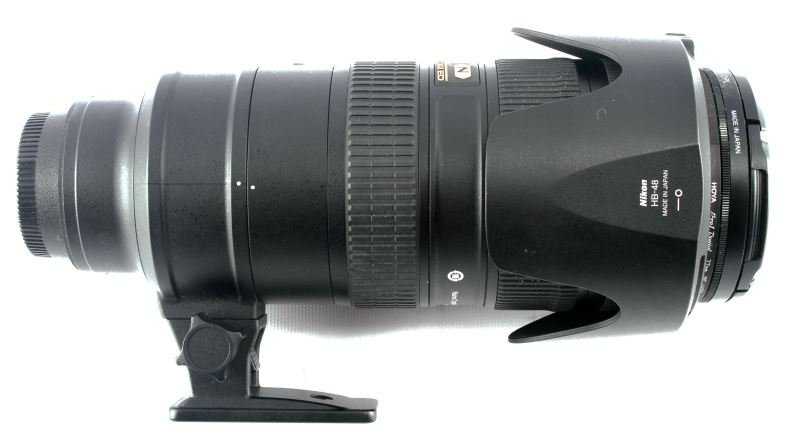 NIKON NIKKOR 70-200MM F/2.8 GII AF-S VR IF ED LENS: A Nikkor 70-200mm with image stabilization, telephoto, automatic and manual focus, F/2.8, F 22 maximum aperture. Weighs 51.85 ounces. Includes both end caps, a UV filter and a lens hood. In very good 