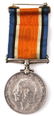 WWI BRITISH WAR SILVER CAMPAIGN MEDAL 1919