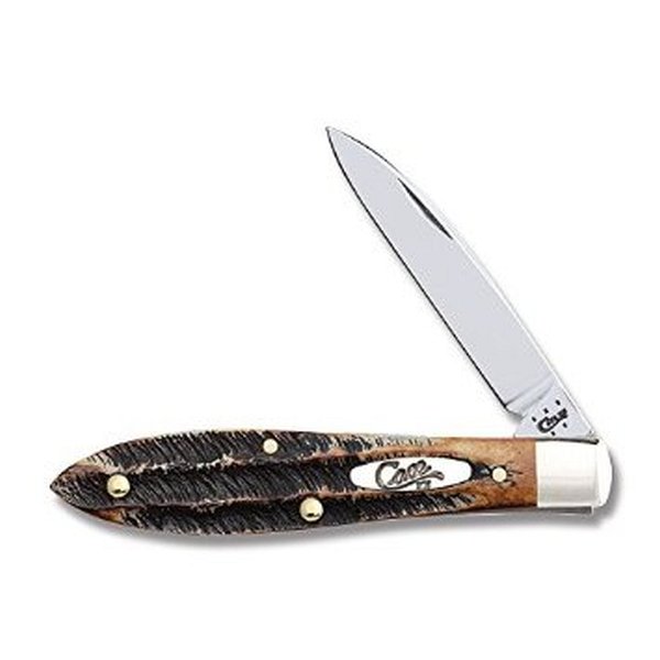 CASE KNIFE TEAR DROP BONE STAG 65308 NEW IN BOX: Knife is new in it's original box.