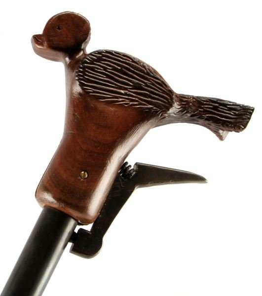 58 CALIBER BLACK POWDER ANTIQUE WALKING CANE GUN