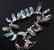 LADIES STERLING NECKLACE WITH ABALONE AND PEARLS - 3