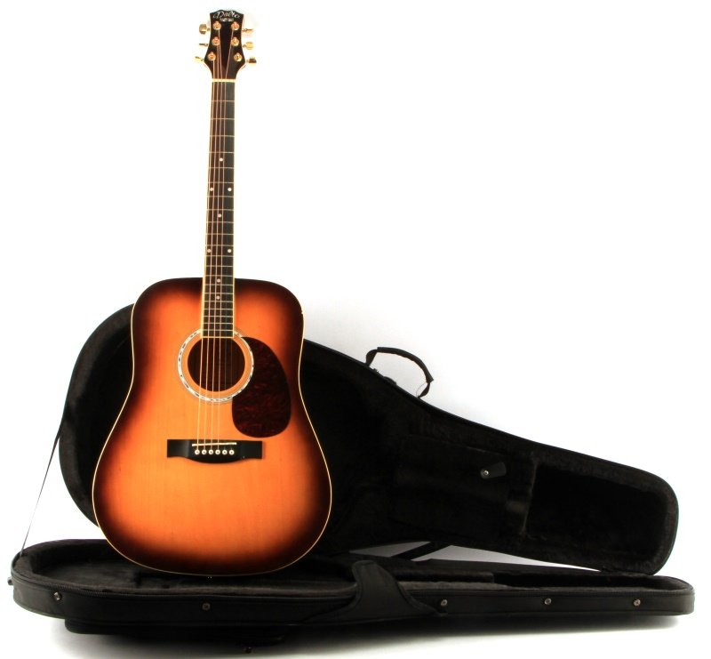 DELTA D42/SB ACOUSTIC GUITAR WITH "GATOR" CASE