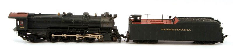 BROADWAY LIMITED PRR PENNSYLVANIA M1A 4-8-2: Broadway limited PRR M1A 4-8-2 Locomotive with original box and instruction book. Box has some smoke smell to it.This lot has a reserve.