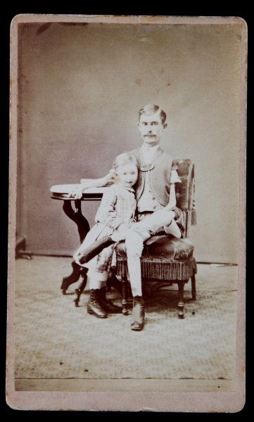 ISAAC SPRAGUE P.T BARNUM CIRCUS THIN MAN CDV PHOTO: Measures 4 by 3.5 inches. In 1887 when he died Isaac Sprague weighed 47 pounds and had a long lasting career with P.T. Barnum's American museum.