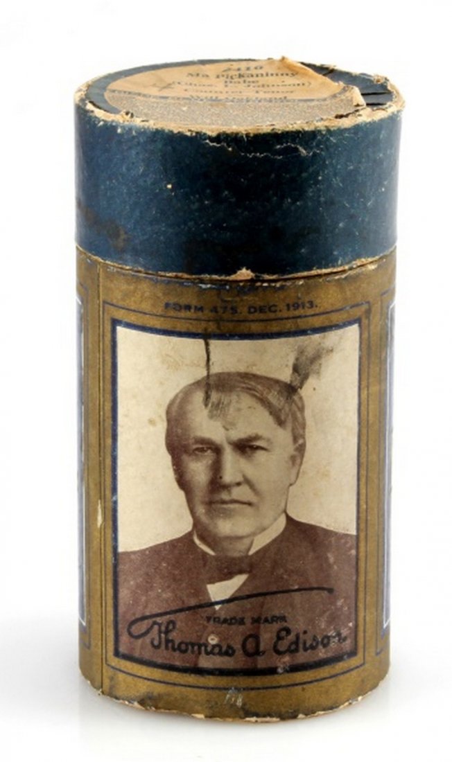 EDISON BLUE AMBEROL MY PICKANINNY BABE: Original box.