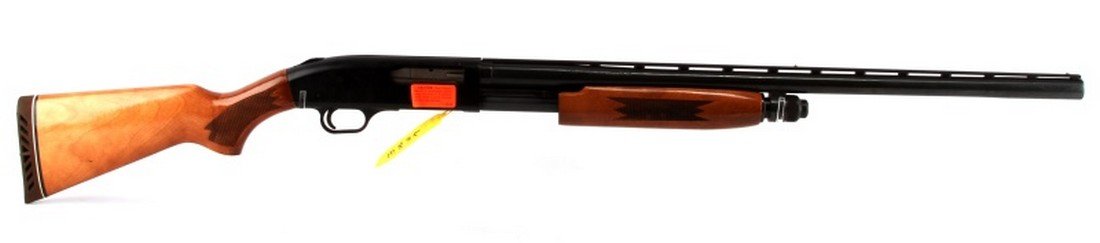 NEW MOSSBERG 838 ULTI-MAG 12 GAUGE SHOTGUN: 28 inch "Accu Mag" Choke. Shotgun is in new, unused condition, but has been removed from packaging. Original box included. This firearm requires an FFL transfer upon purchase. Serial #: um93808