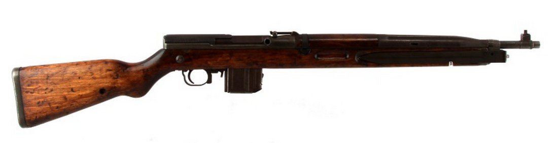 CZECH V-52 SHE SEMI AUTOMATIC RIFLE 7.62 X 45: Very good fire able rifle, "She" on left receiver, armory numbered stock, import mark on barrel. S/N 66022