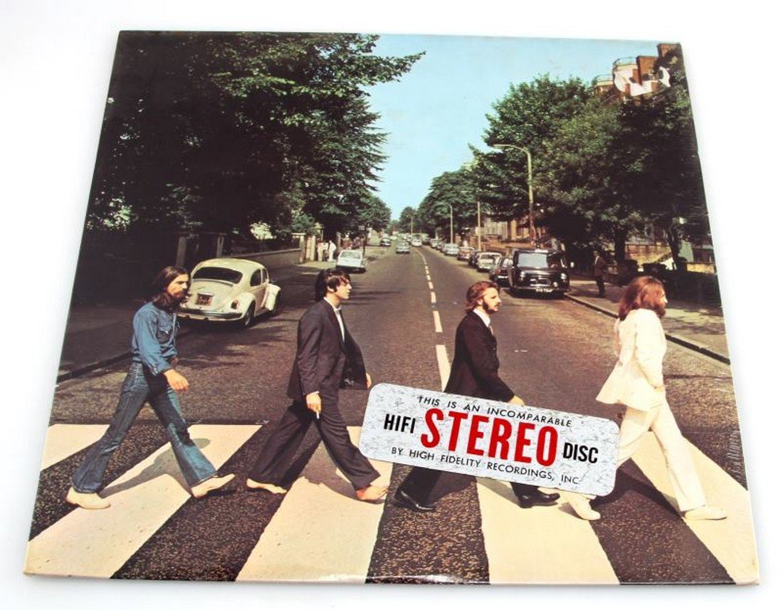 FACTORY SEALED BEATLES ABBEY ROAD RECORD SO-383: Capitol EMI Stereo, factory sealed.