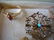 126: 14kt GOLD CHARMS RINGS OPAL GARNET VINTAGE JEWELR - 2