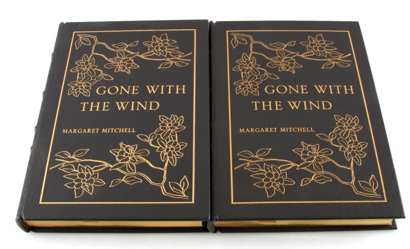 EASTON PRESS VOLUME I & II GONE WITH THE WIND: Leather bound , very good condition.