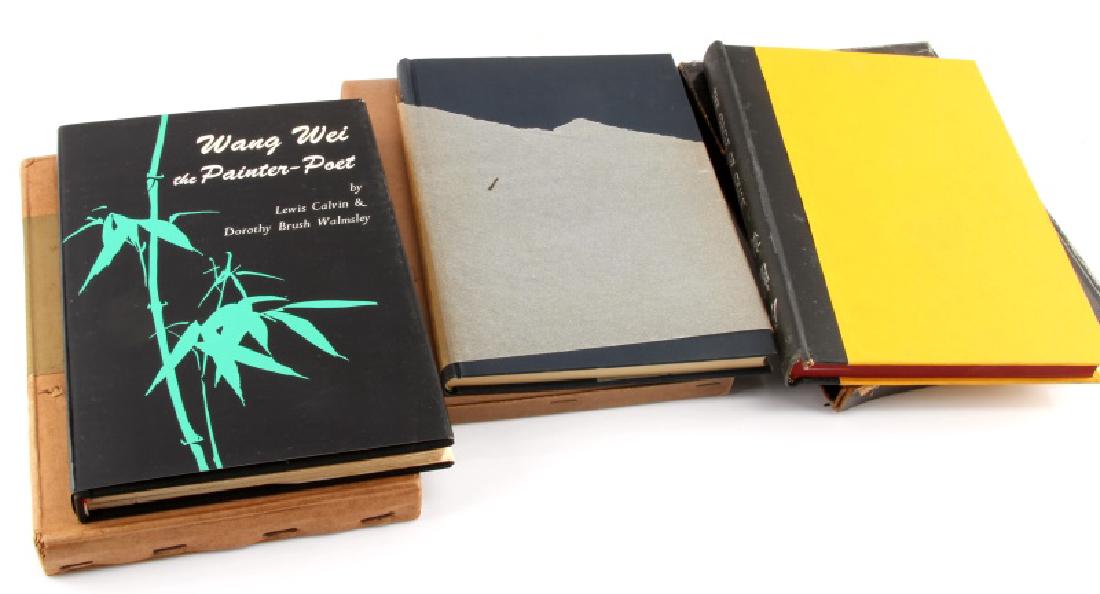 FIRST EDITION THE CIRCLE OF CHALK & WANG WEI POET: One un translated Japanese volume, and two first edition, "The Story of the Circle of Chalk" and "Wang Wei the Painter Poet" all very good.