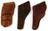 3 ANTIQUE SINGLE ACTION PISTOL HOLSTERS - 4