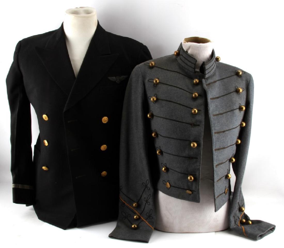 1897 WEST POINT & WWII NAVAL AVIATOR UNIFORM: Named West Point blouse and dated, Liebenthal. Dated 1943 with early Bullion aviator wings, Ensign named to S.J. Denny Athens, Georgia.