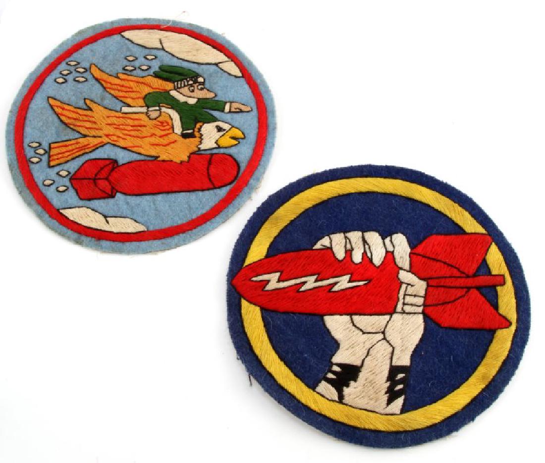 WWII USAAF BOMBER SQUADRON FLIGHT JACKET PATCHES