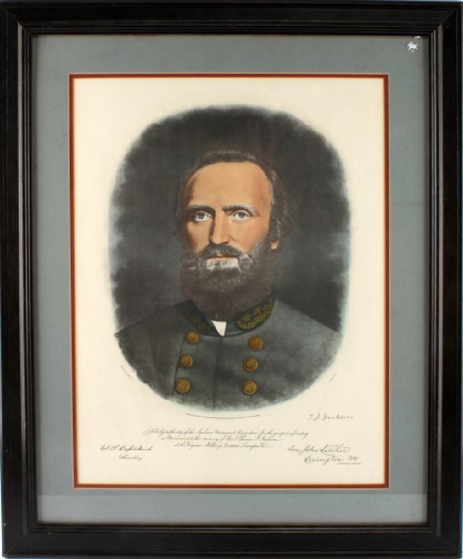 GENERAL STONEWALL JACKSON 1871 LITHOGRAPH