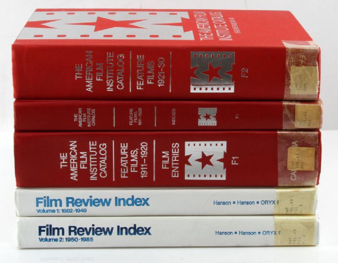 EARLY FILM REFERENCE BOOKS AFI CATALOG & REVIEWS: American Film Institute Catalogs 3 volumes: Feature Films 1911-1920, Index to 1911-1920, Feature Films 1921-1930 as well as Oryx Press Film Review Index by Patricia King Hanson and Stephen L. Hanson. 