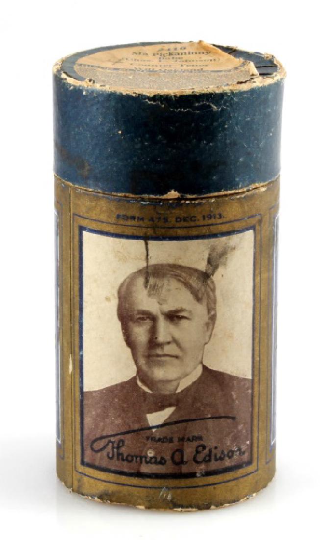 EDISON BLUE AMBEROL MY PICKANINNY BABE: Original box.