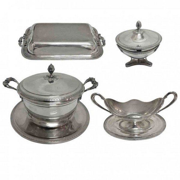 Italian 800, Fine Silver Assembled Dinner Service (1 of 7)