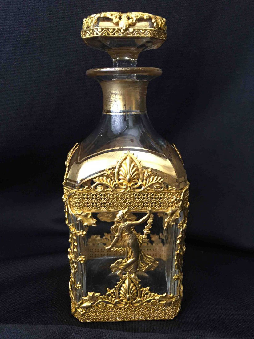 Antique French Figural Baccarat Crystal Cologne Bottle (1 of 6)