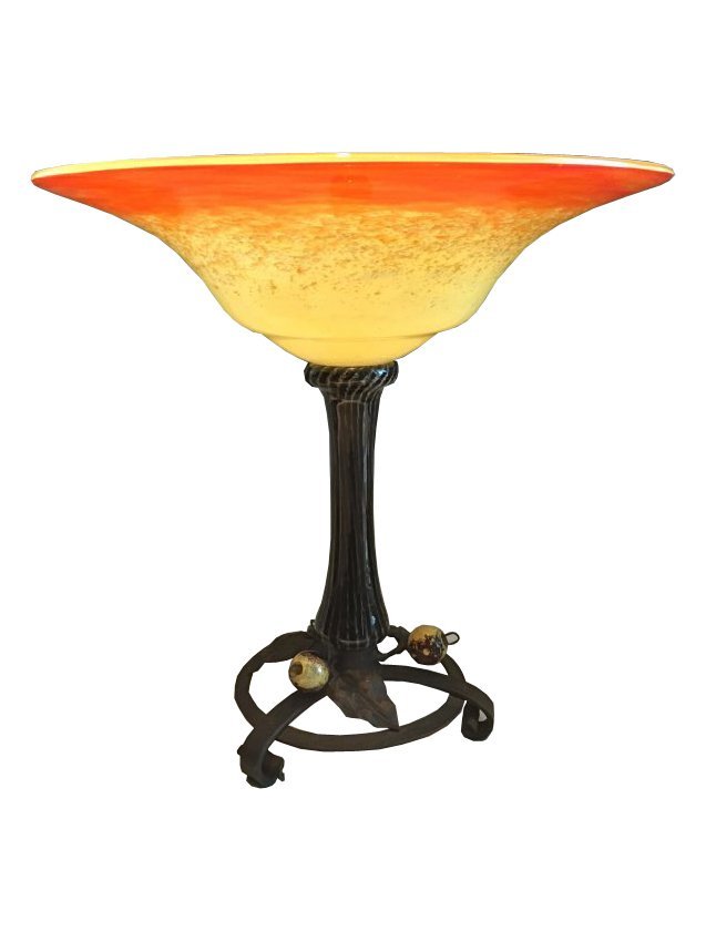 Schneider Art Glass Tazza (1 of 5)