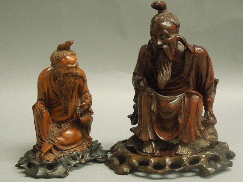 ANITQUE CHIENSE WOOD CARVING (1 of 7)