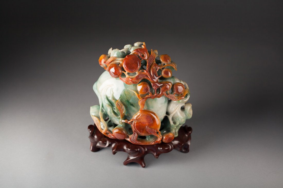 Mid 20th Century Chinese Jadeite Vase - NEW YORK (1 of 6)