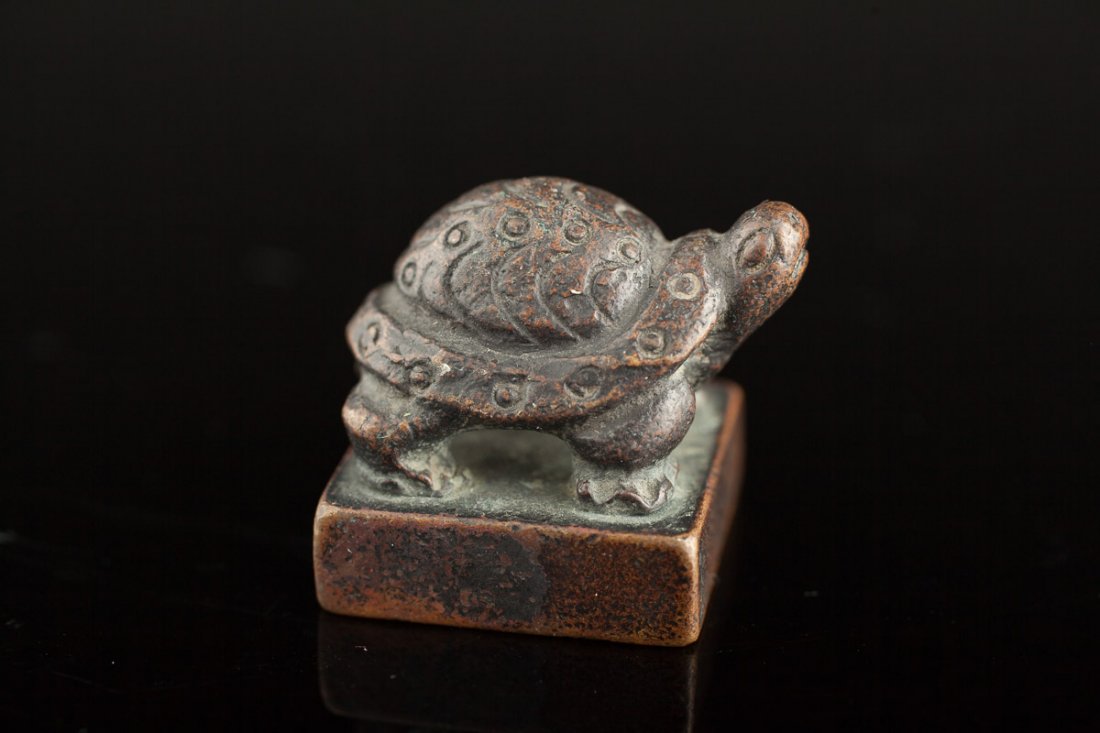 Antique Bronze Scholars Seal – Canadian Collection (1 of 5)