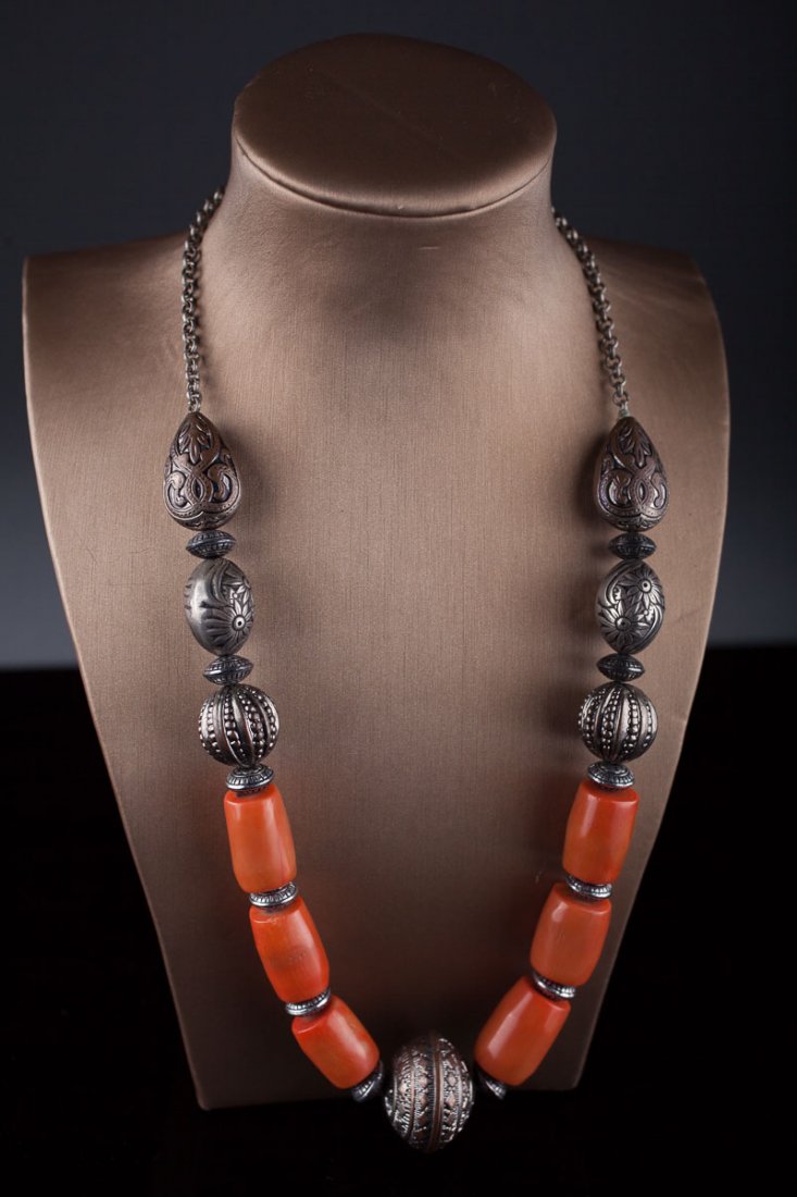 Antique Coral Chain from an Old Lady in Baltimore (1 of 5)