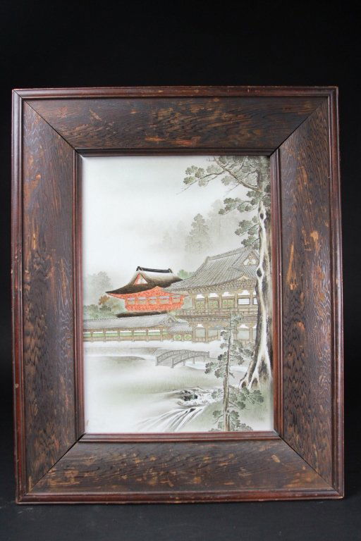 Antique Chinese Porcelain Plaque (1 of 6)