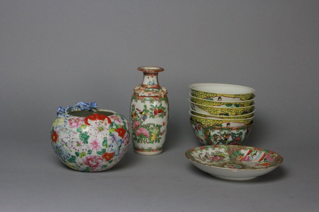 Antique Lot of Nine Chinese Articles (1 of 6)