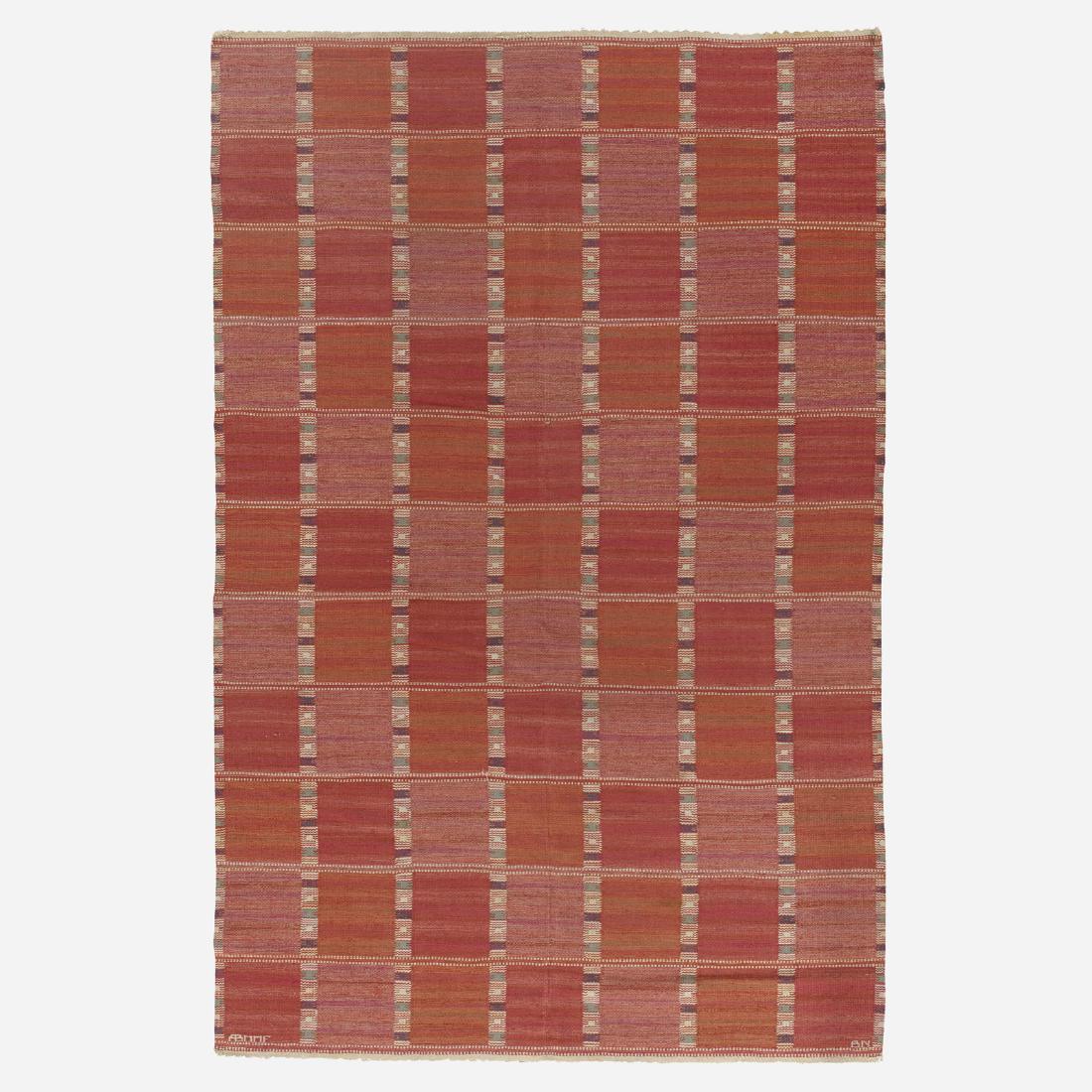 Barbro Nilsson, Falurutan flatweave carpet (1 of 2)