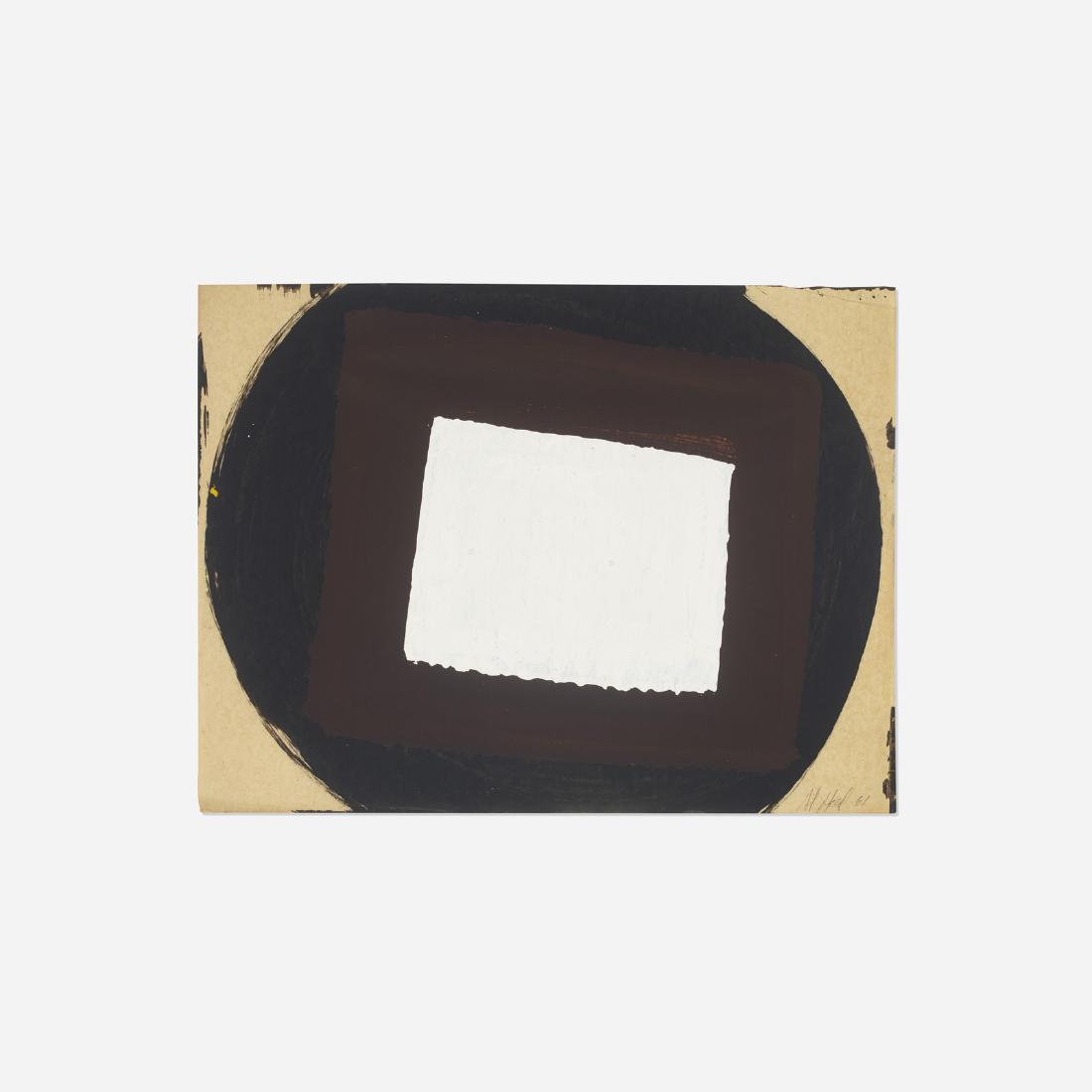 Al Held, Untitled: Al Held Untitled 1961gouache on paper mounted to board18 h x 24 w in (46 x 61 cm) Signed and dated to lower edge 'Al Held 61'. Provenance: Acquired from Galeria Bonino, Bu