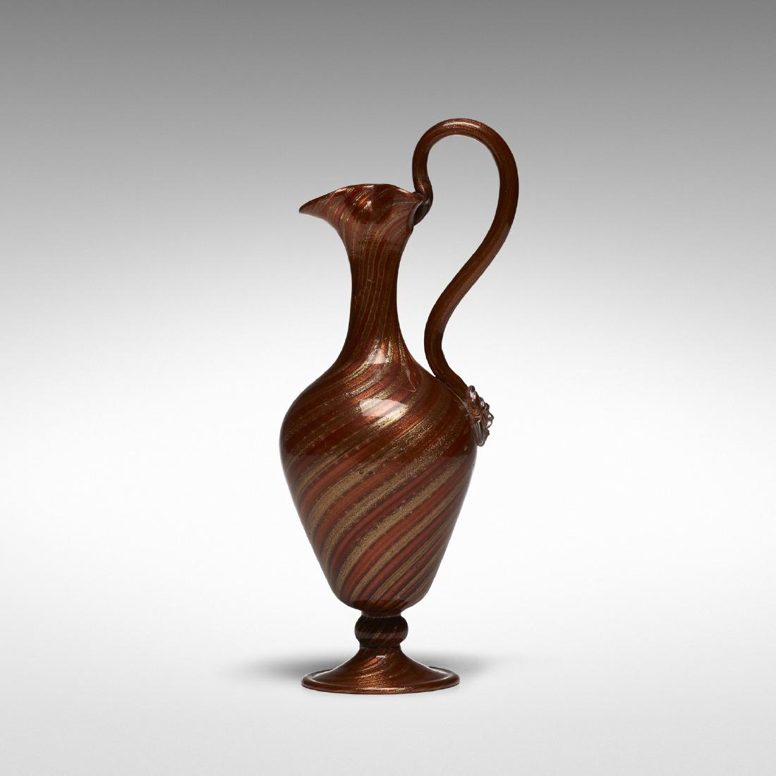 Salviati & C., Aventurine ewer (1 of 2)