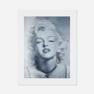 Yang Qian, Water Drop Marilyn: Yang Qian Water Drop Marilyn 2008mixed media archival inkjet print and screenprint in colors on MFA archival custom paper39 h x 30.25 w in (99 x 77 cm) Signed and numbered to lower margin 'Yang Q