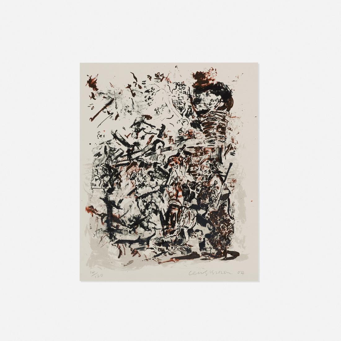 Cecily Brown Study After an Election by William Hogarth: Cecily Brown Study After an Election by William Hogarth 2004screenprint on paper16.5 h x 13.5 w in (42 x 34 cm) Signed, dated and numbered to lower edge '14/120 Cecily Brown 04'. This work is num