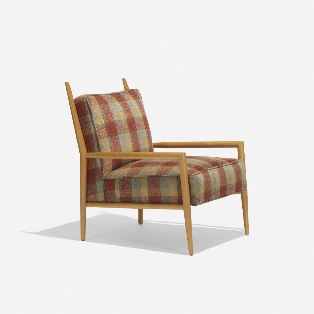 Paul McCobb, Planner Group lounge chair, model 3082: Paul McCobb Planner Group lounge chair, model 3082 Custom Craft, Inc.USA, 1954upholstery, maple27 w x 31 d x 33.5 h in (69 x 79 x 85 cm) Literature: Area Plan Units Desi