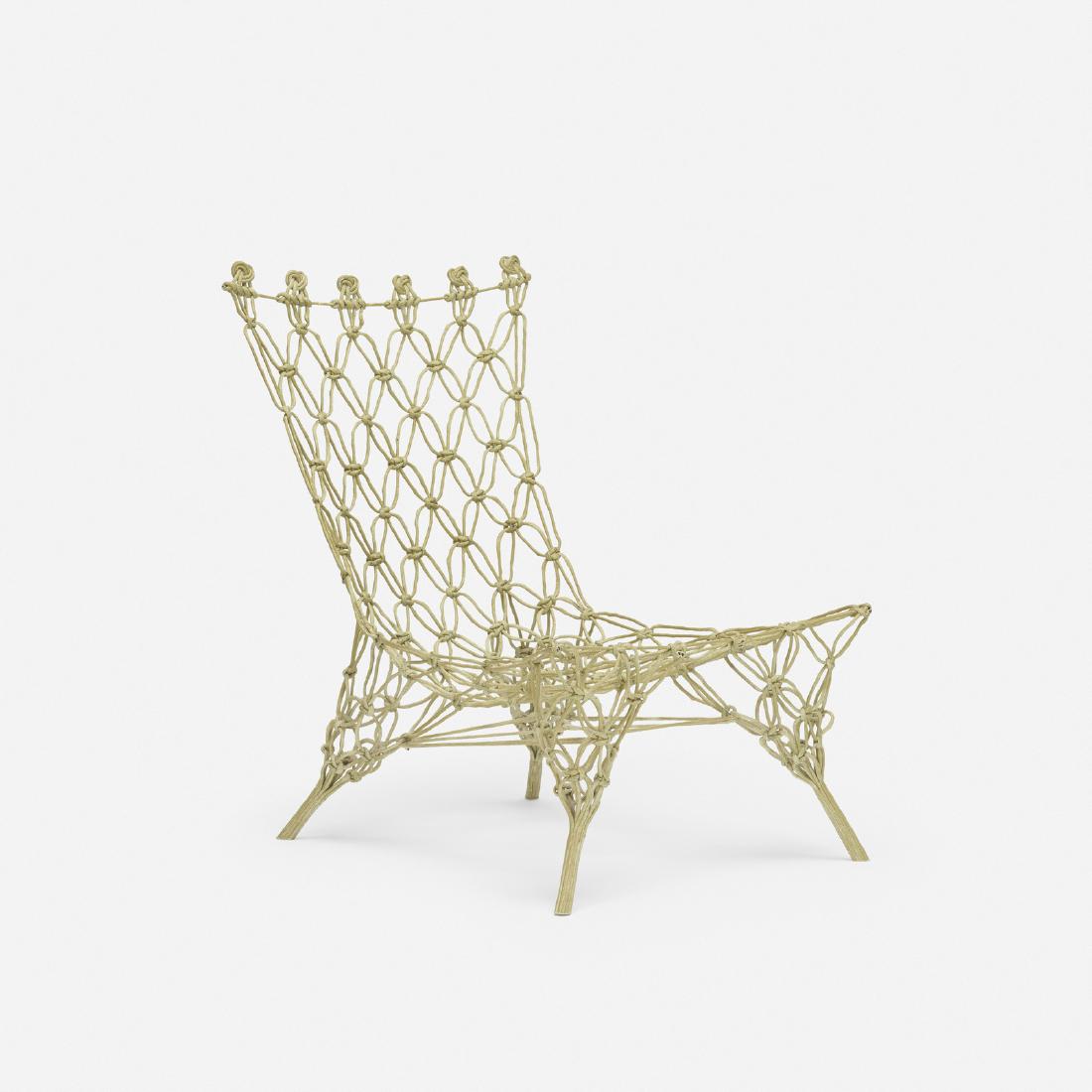 Marcel Wanders, Knotted chair: Marcel Wanders Knotted chair CappelliniThe Netherlands / Italy, 1996carbon and aramid fibers, epoxy resin20.25 w x 25 d x 29 h in (51 x 63 x 74 cm) Provenance: Museum of Mo