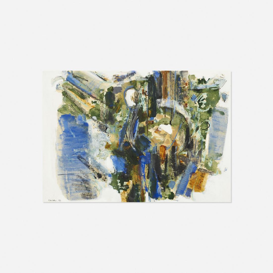 John Harrison Levee, Gouache Number XVII: John Harrison Levee Gouache Number XVII 1957gouache and ink on paper16.25 h x 23 w in (41 x 58 cm) Signed and dated to lower edge 'Levee 57'. Provenance: Andre Emmerich Ga