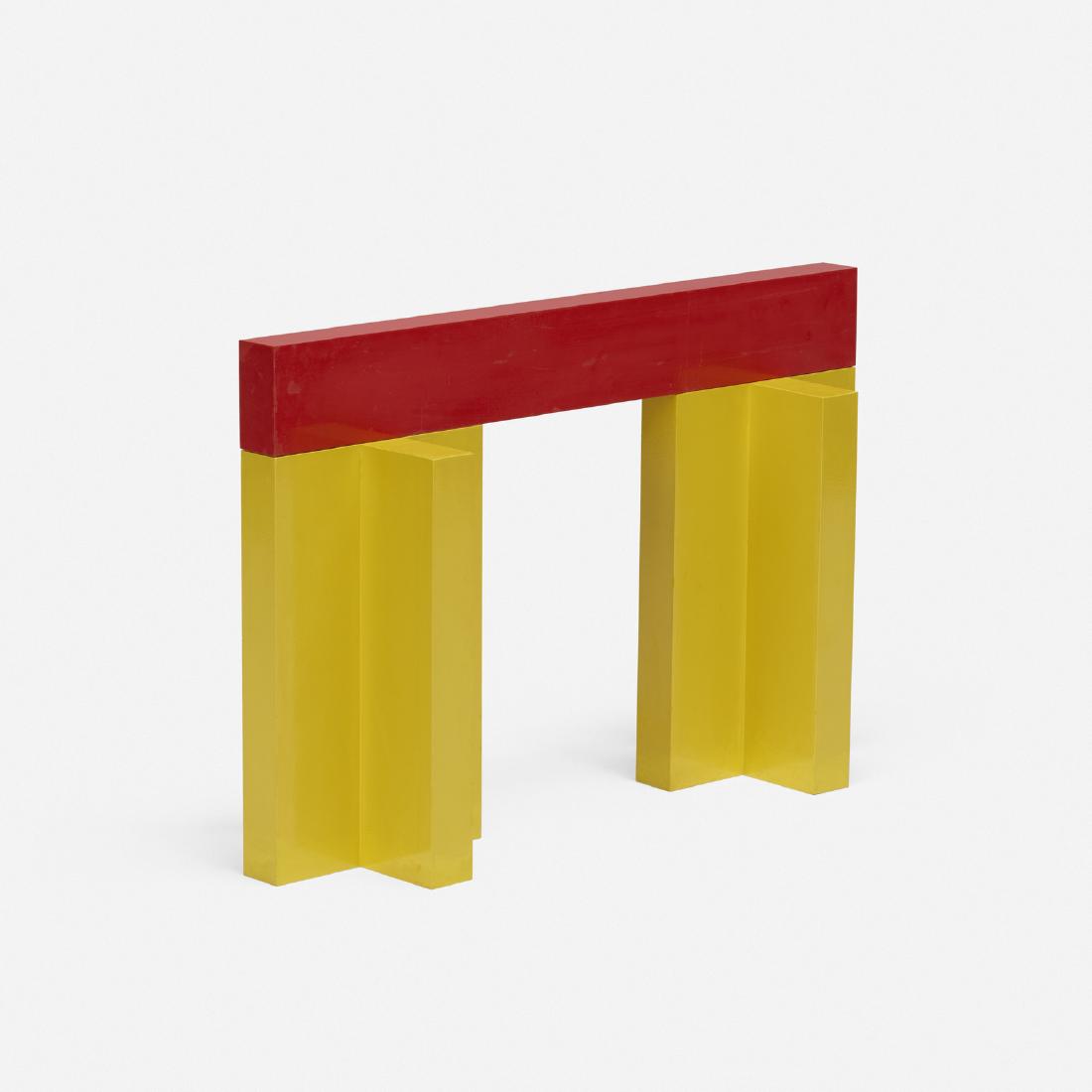 Lyman Kipp, Untitled: Lyman Kipp Untitled c. 1973painted aluminum20 h x 30 w x 10 d in (51 x 76 x 25 cm) Provenance: Acquired directly from the artist | Hinman LP Kealy | Thence by descent