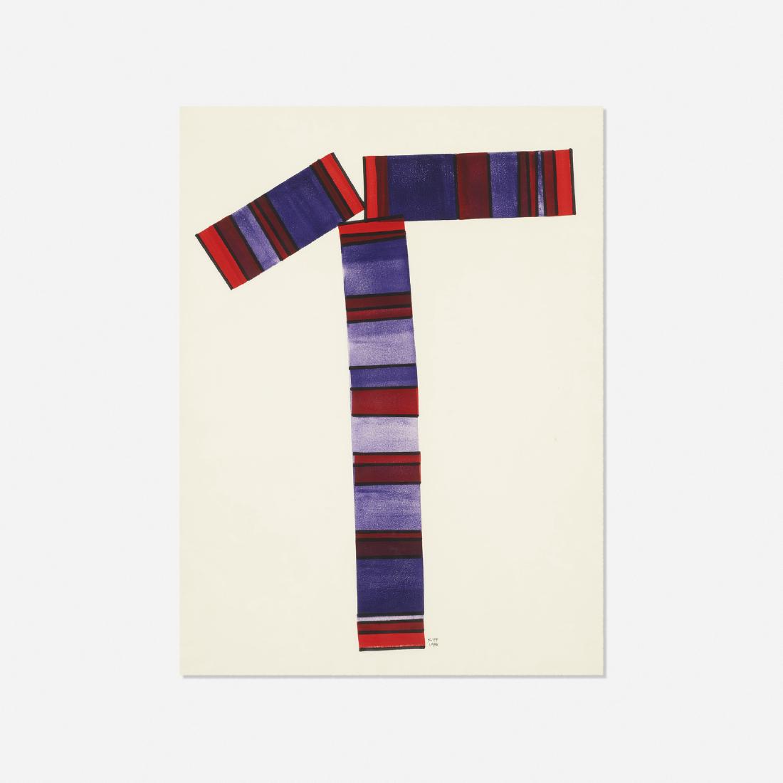 Lyman Kipp, Untitled: Lyman Kipp Untitled 1988rolled printer's ink on paper30 h x 22.5 w in (76 x 57 cm) Signed and dated to lower edge: 'Kipp 1988'. Provenance: Acquired directly from the arti