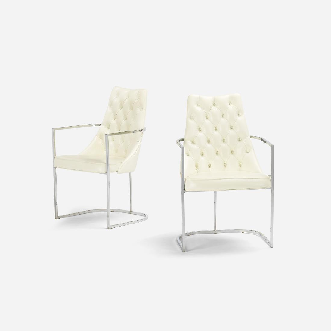 Milo Baughman, armchairs, pair (1 of 4)