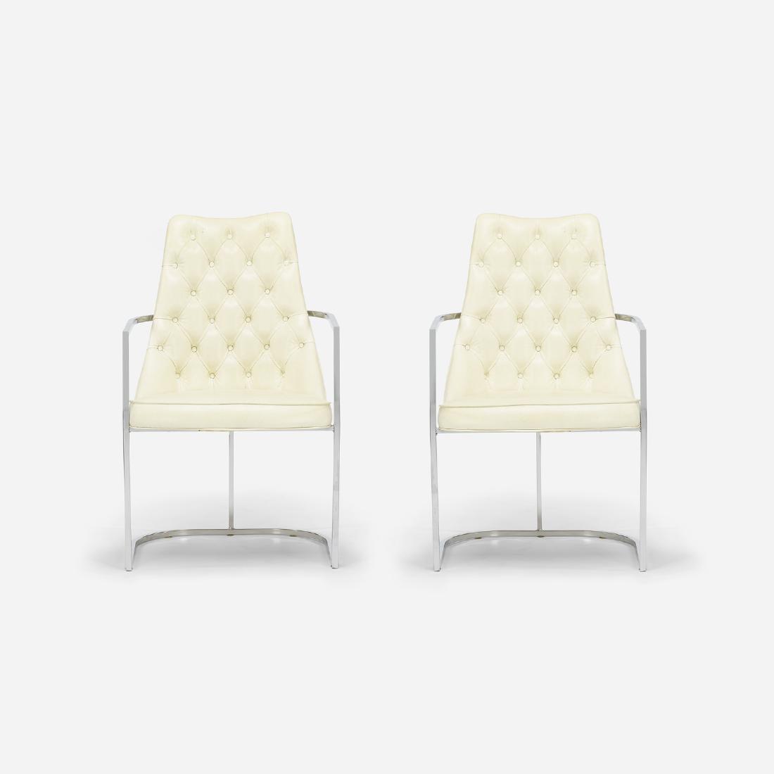 Milo Baughman, armchairs, pair (1 of 2)