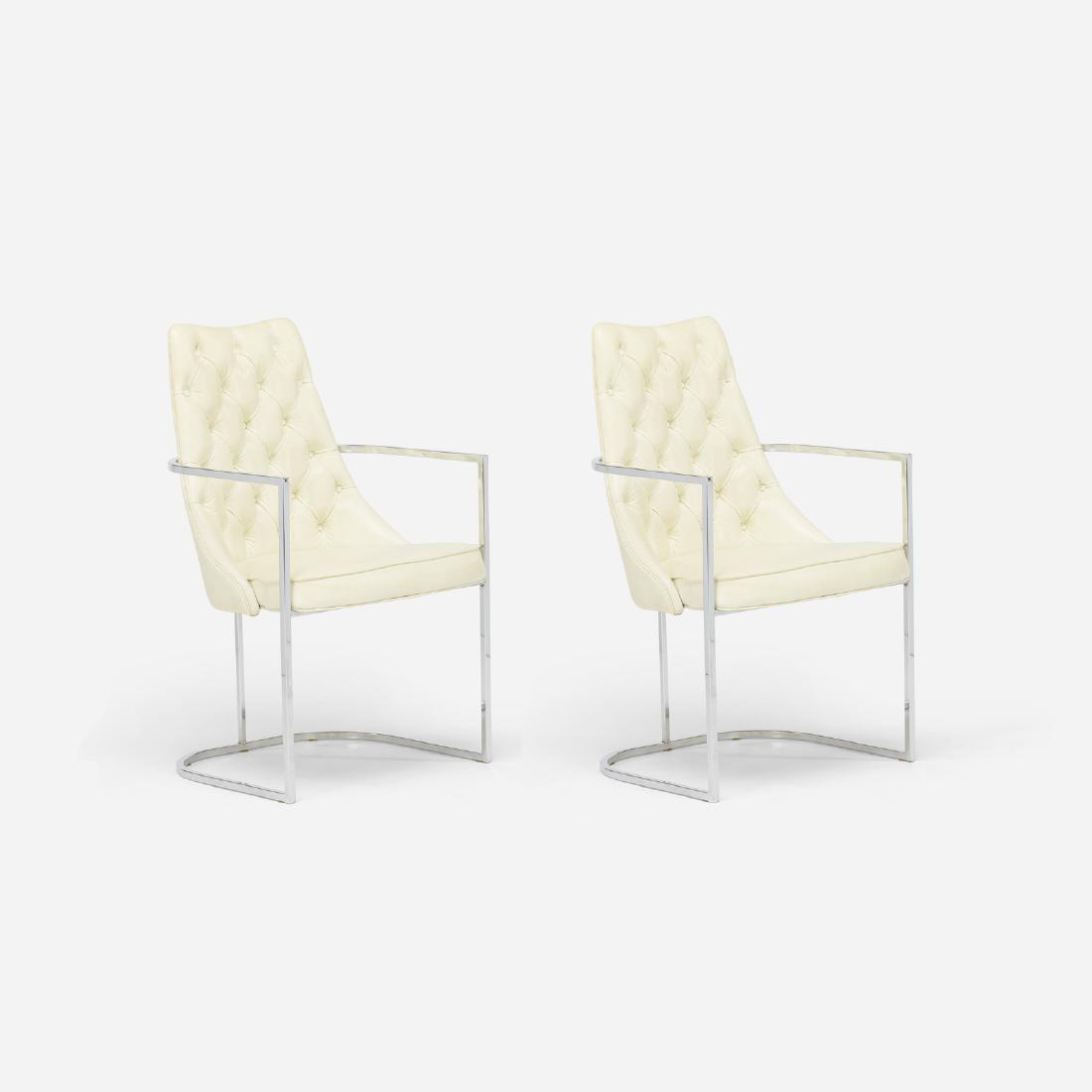 Milo Baughman, armchairs, pair (1 of 3)