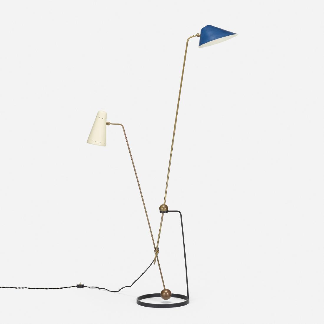 Pierre Guariche, attribution, Equilibrium floor lamp (1 of 2)
